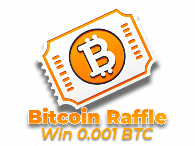 Bitcoin Raffle Win 0.001 Bitcoin